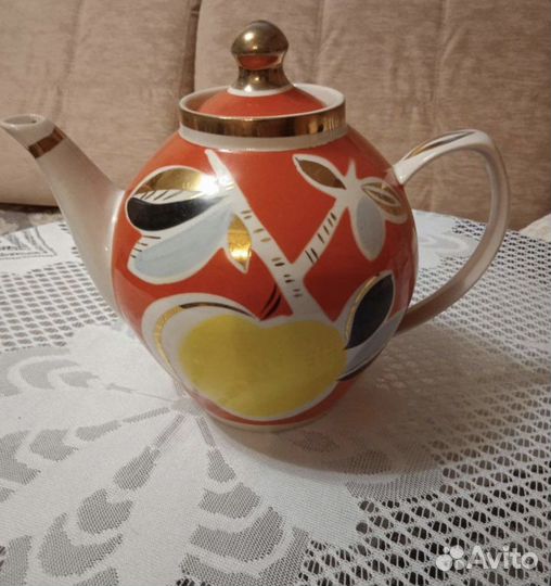 Большой заварочный чайник Райское яблоко