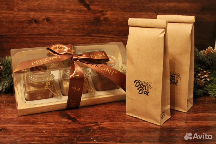 Крафт-пакет для чая или кофе с зажимом