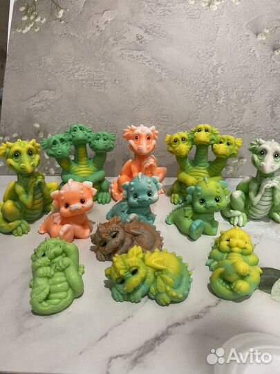 Мыло ручной работы дракон