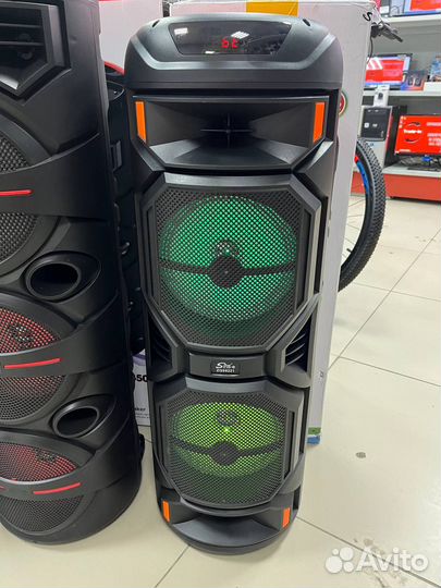 Портативная колонка большая с микрофоном bt к1
