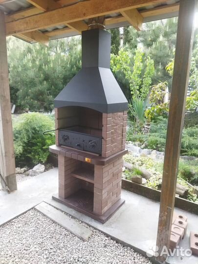 Модульный комплекс барбекю, печь под казан,гриль