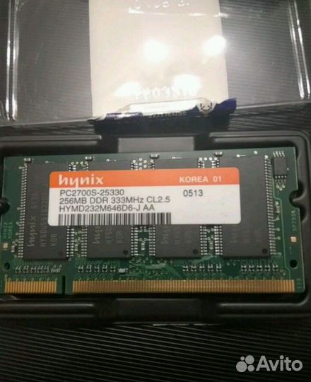 Оперативная память samsung 512MB для ноутбука