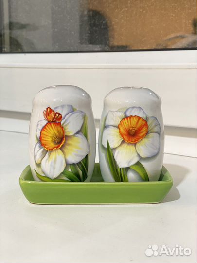 Набор для специй кухонный для соли и перца