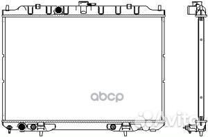 33411034SAK радиатор системы охлаждения АКПП N