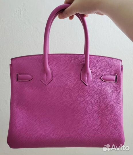 Сумка 2018 hermes birkin 30 magnolia pink
