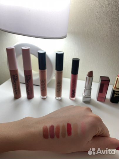 Помада NYX, Lamel, Maybeline