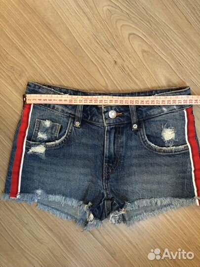 Шорты Zara с лампасами 32 размер XXS - XS