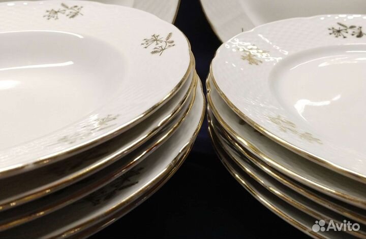 Фарфоровые тарелки 1918-39 г. Thun. Чехословакия