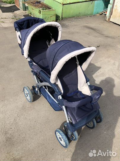 Коляска для двойни chicco