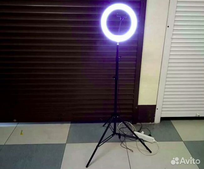Кольцевая Лампа Для Селфи 26 См + Штатив 2 Метра