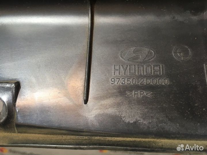 Воздуховод салона Hyundai Elantra Xd седан 2004