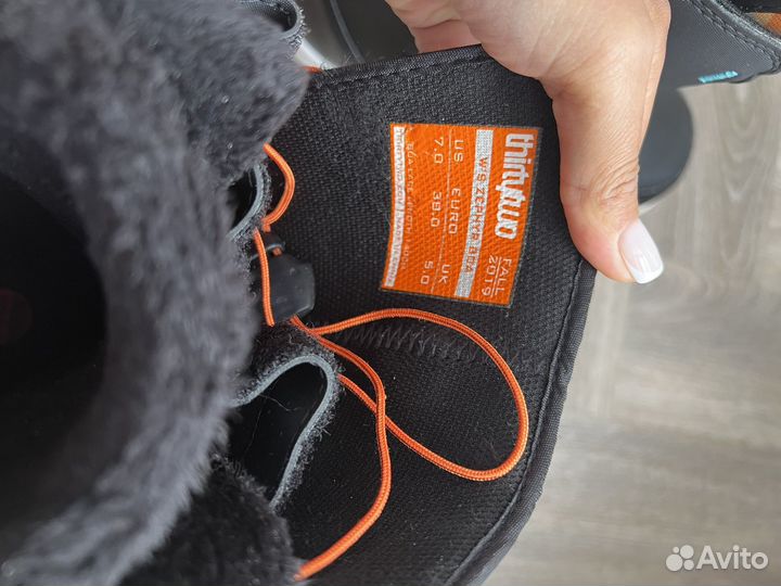 Сноубордические ботинки thirtytwo размер euro 38.0