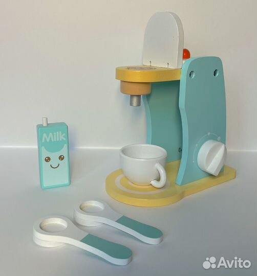 Детский деревянный набор Кофемашина