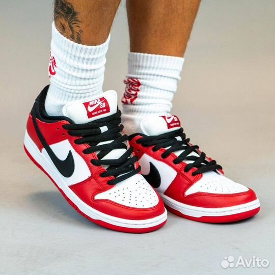 Кроссовки Nike SB Dunk Low J-Pack Chicago (36-45)