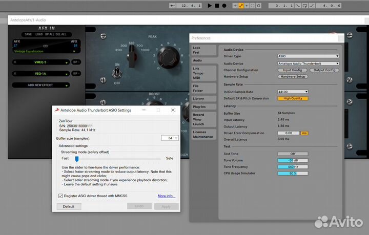 Antelope Audio Zen Tour - Thunderbolt & USB