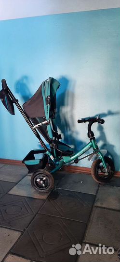 Трехколесный велосипед с родительской ручкой