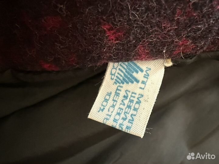 Пальто шерстяное с норкой