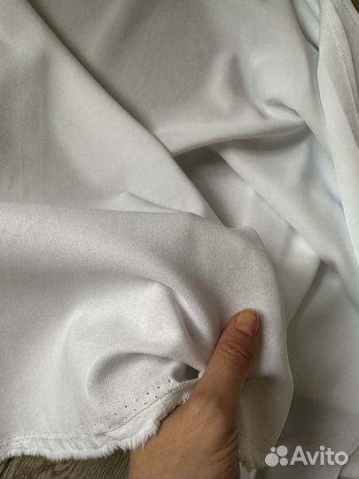 Ткань габардин белый