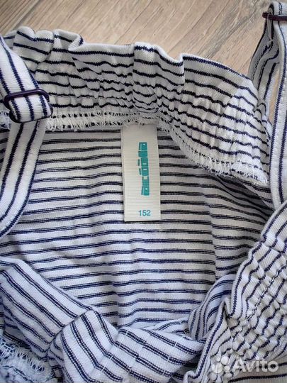 Блузка для девочки на бретелях