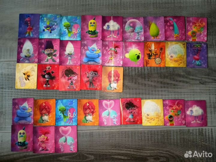 Карточки Гадкий Я 3 Каваи Ластики Скрепыши Шарики