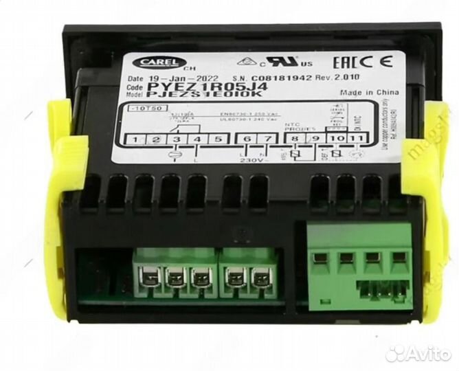 Блок управления carel 230VAC 1 датчик 12А