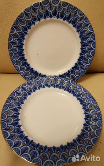 Пара тарелок Лучистая незабудка