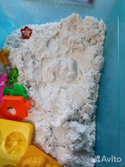 Кинетический песок с песочницей