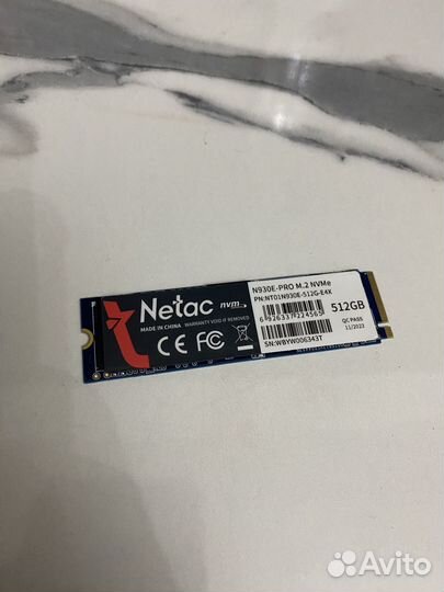 SSD Netac n930e pro m2 512g NVMe