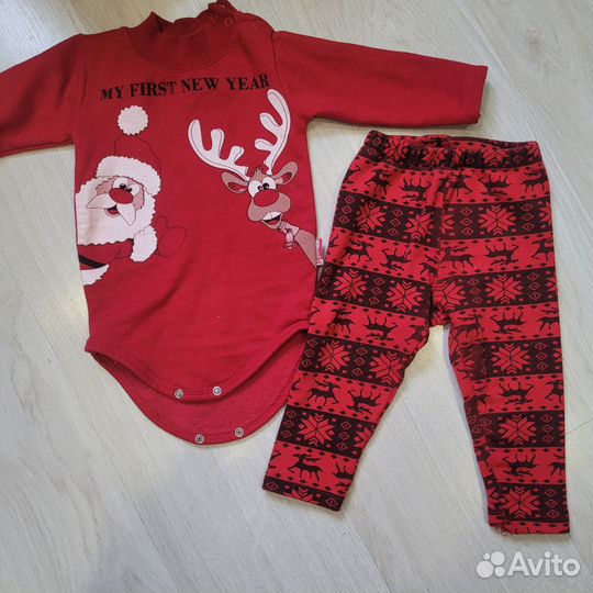 Новогодний костюм для малыша 74 80