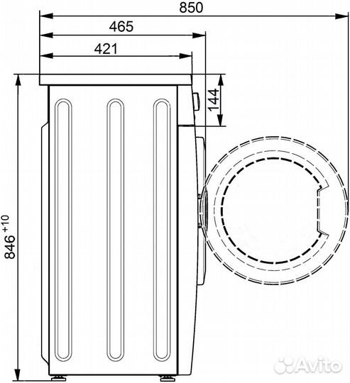 Стиральная машина Атлант CMA-60У107 6 кг