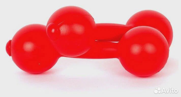 Гантель пластмассовая,засыпаемая песком,пустая 1кг