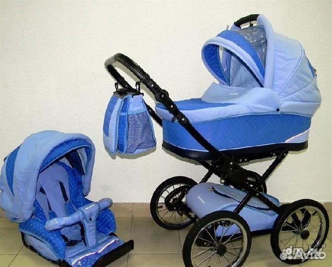 Коляска 2 в 1 рико бланка классик