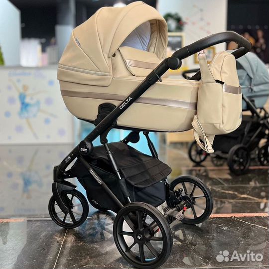 Коляска Riko Delta 2в1 экокожа