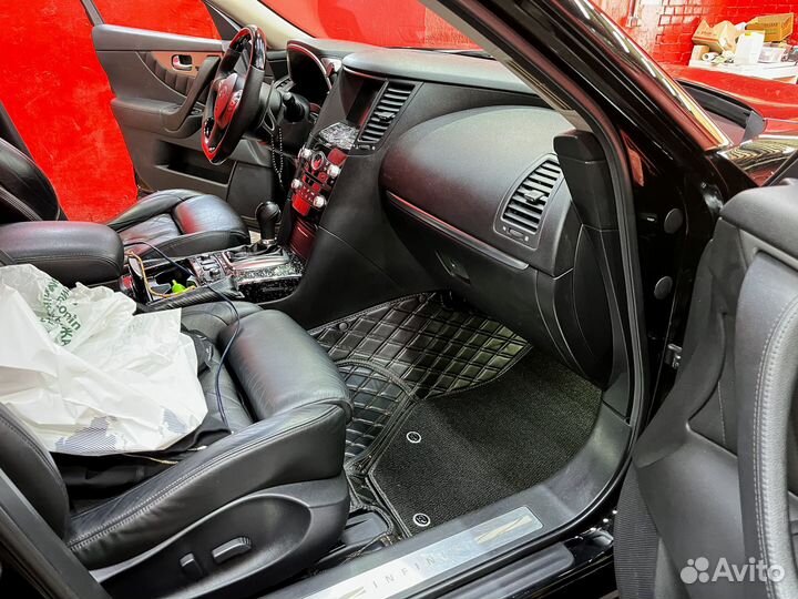 3D ковры из экокожи для Infiniti QX70 2016