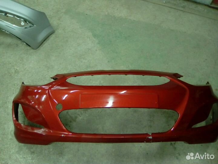 Бампер передний солярис