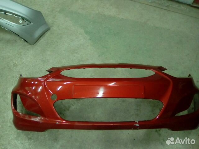 Бампер передний солярис