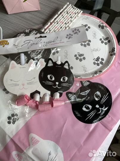 Для празника день рождения в стиле кошечка