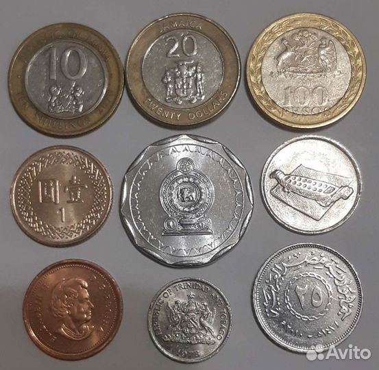 Иностранные монеты Экзотика