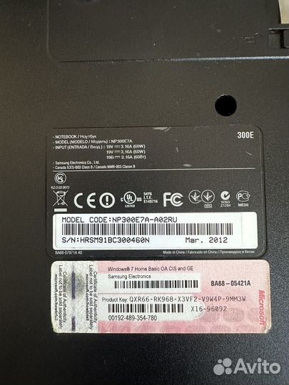 Ноутбук Samsung