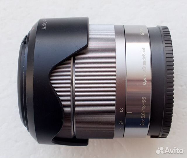 Sony e nex 18-55 3.5-5.6 oss серебристый