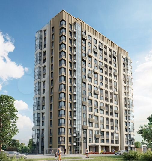 2-к. квартира, 41,8 м², 5/16 эт.