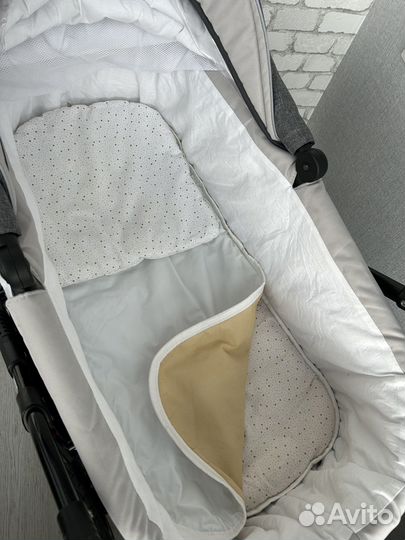 Коляска детская 3 в 1 verdi zipy серая