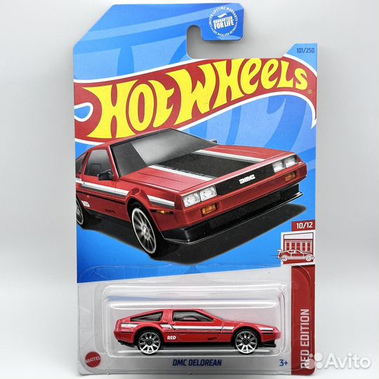 Hot Wheels DMC Delorean / Red Edition