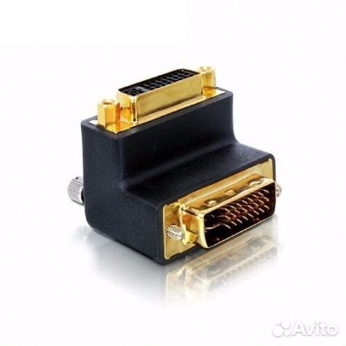 Адаптер DVI (24 + 5 pin) папа-DVI (24 + 5 pin) мам