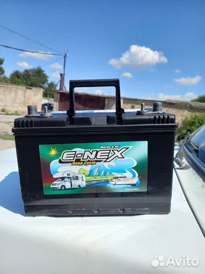 Аккумулятор бу для лодки 12в90а/ч глубокого разряд