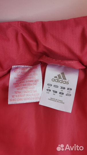 Куртка демисезонная для девочки 110 Adidas