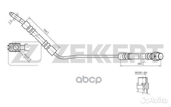 Шланг тормозной задний правый BMW X5 (E53) 00
