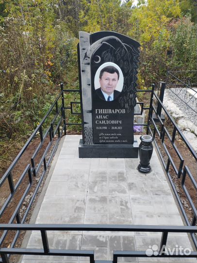 Цветные памятники ограды