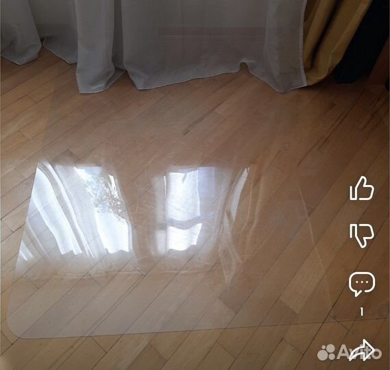 Прозрачный антисколтзящий коврик