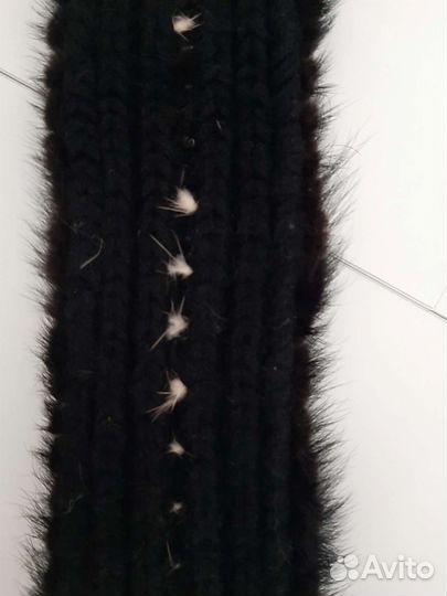 Повязка на голову норковая